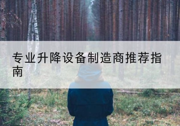 凤翔电动剪叉升降平台厂家-专业升降设备制造商推荐指南